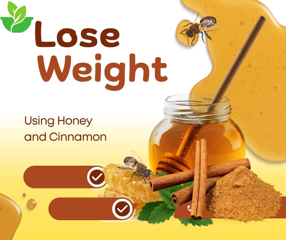 Lose weight using honey and cinnamon